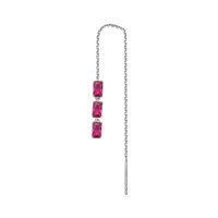 Solo pendiente Brosway Mujer FANCY - PASSION RUBY in Plata FPR16